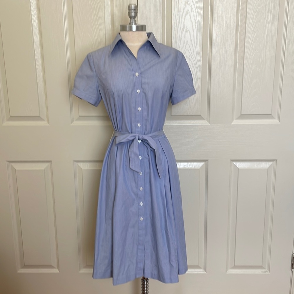 Brooks Brothers Size 4 Light Blue Dress